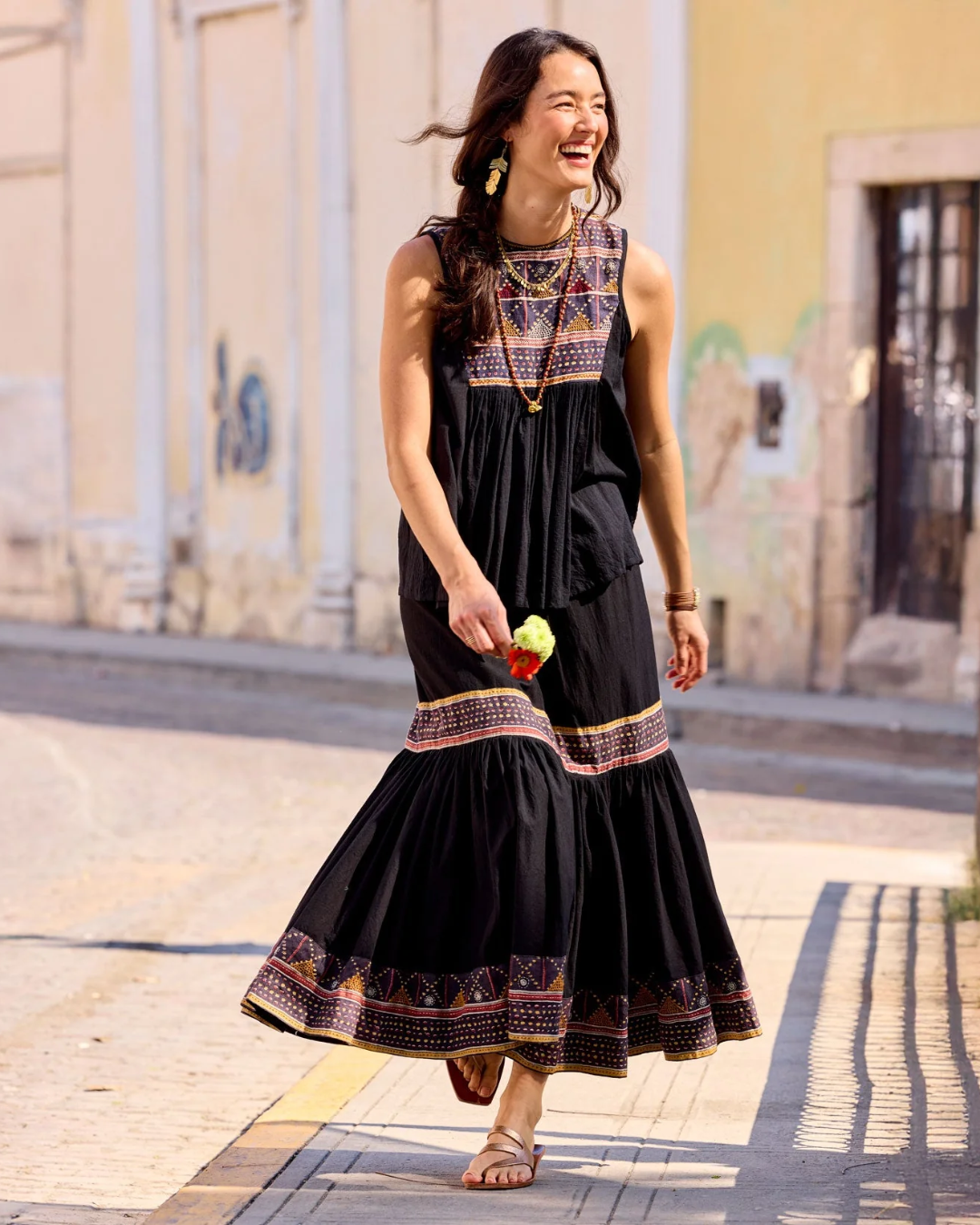 Mallorca Charcoal Skirt