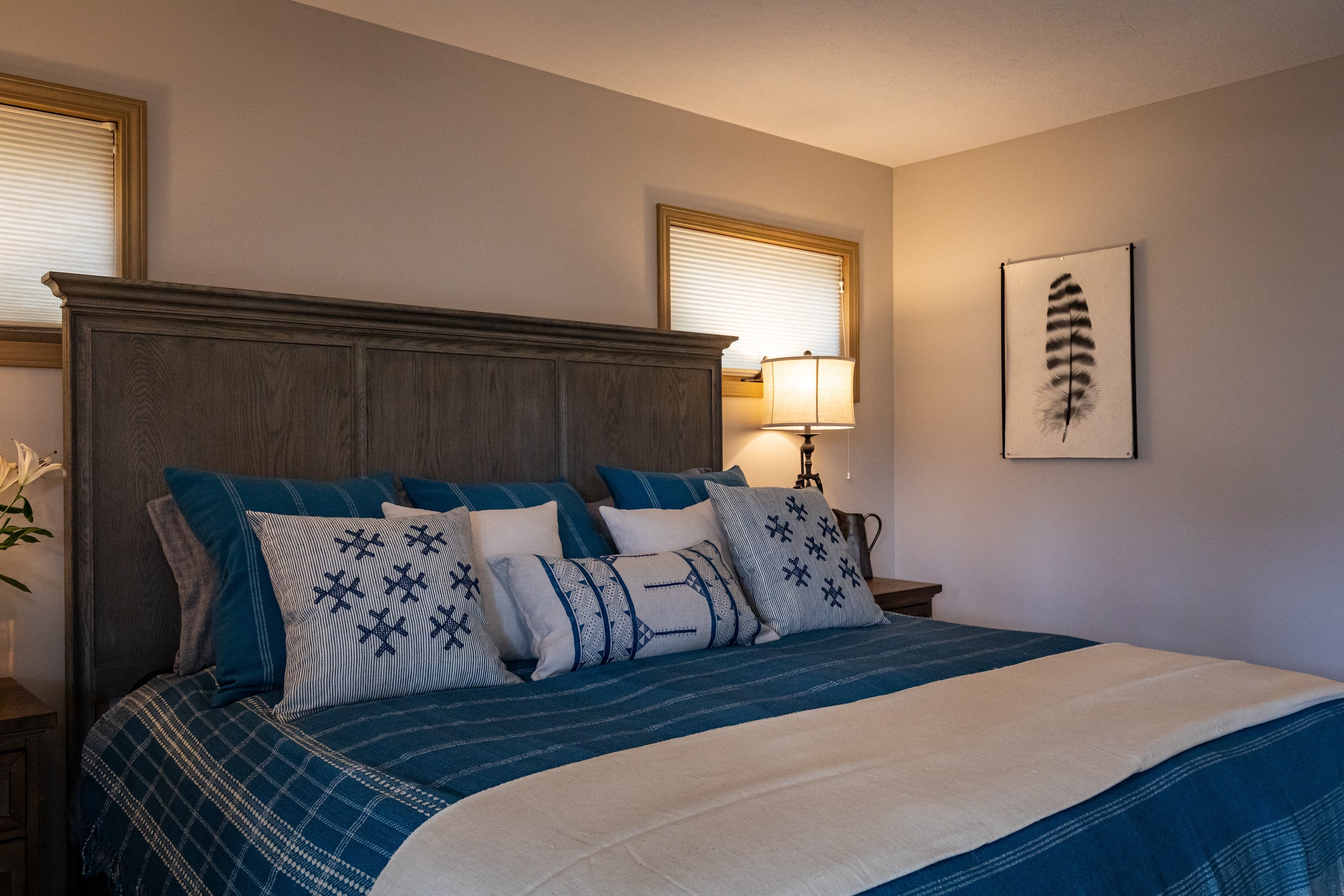 BK Indigo Handwoven Bedspread