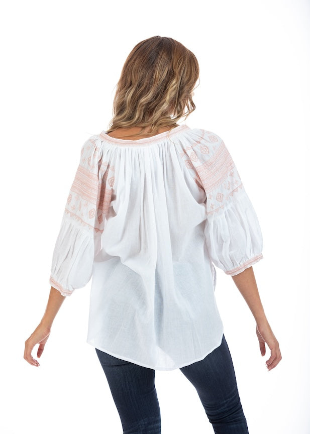 Salma Blush Blouse