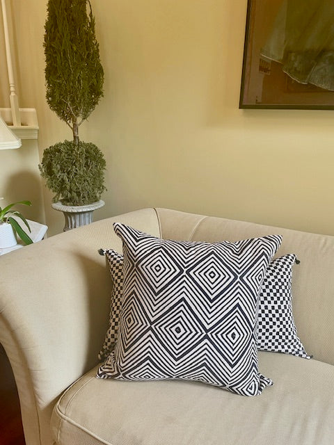 Ashante Charcoal Decorative Pillow