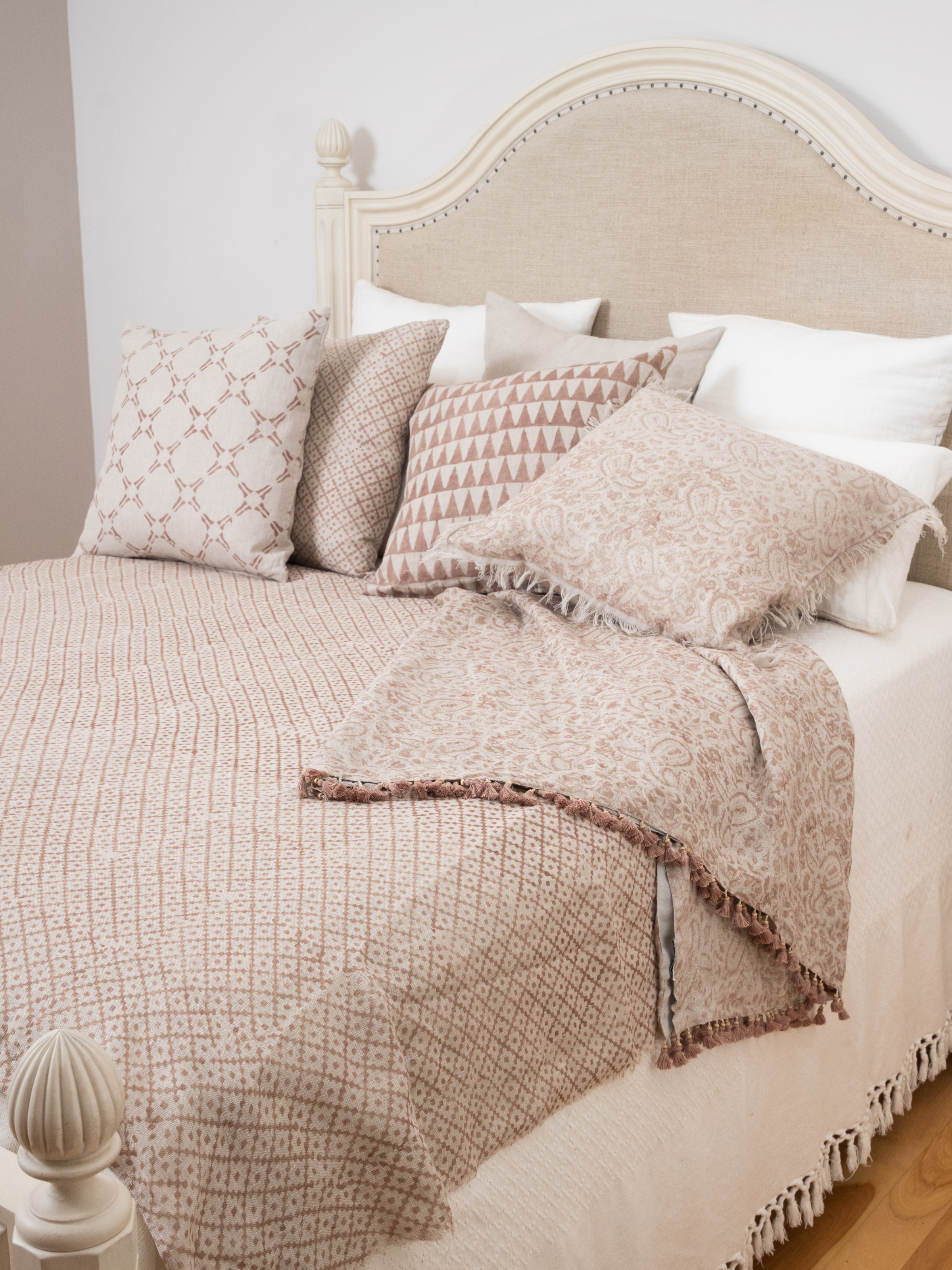 Kenya Clay Linen Throw