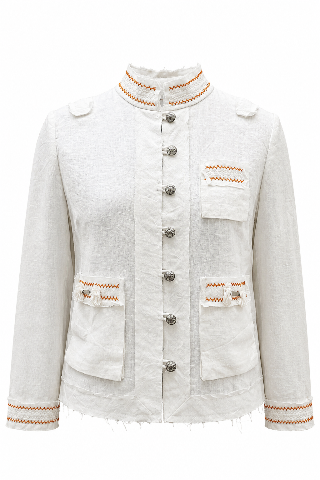 Urban Jacket Shell Ochre Embroidery