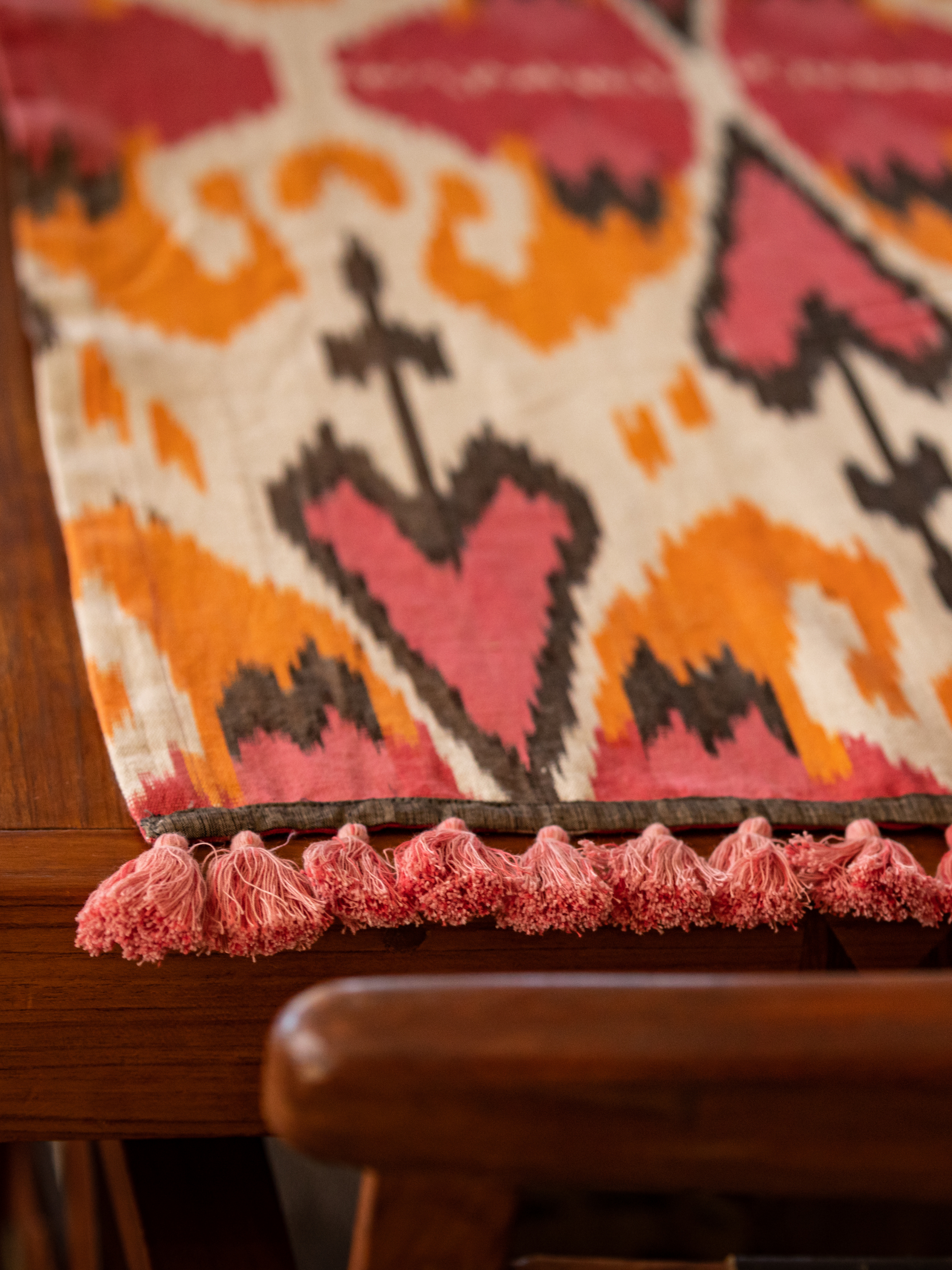 Madeline Table Runner With Fringe