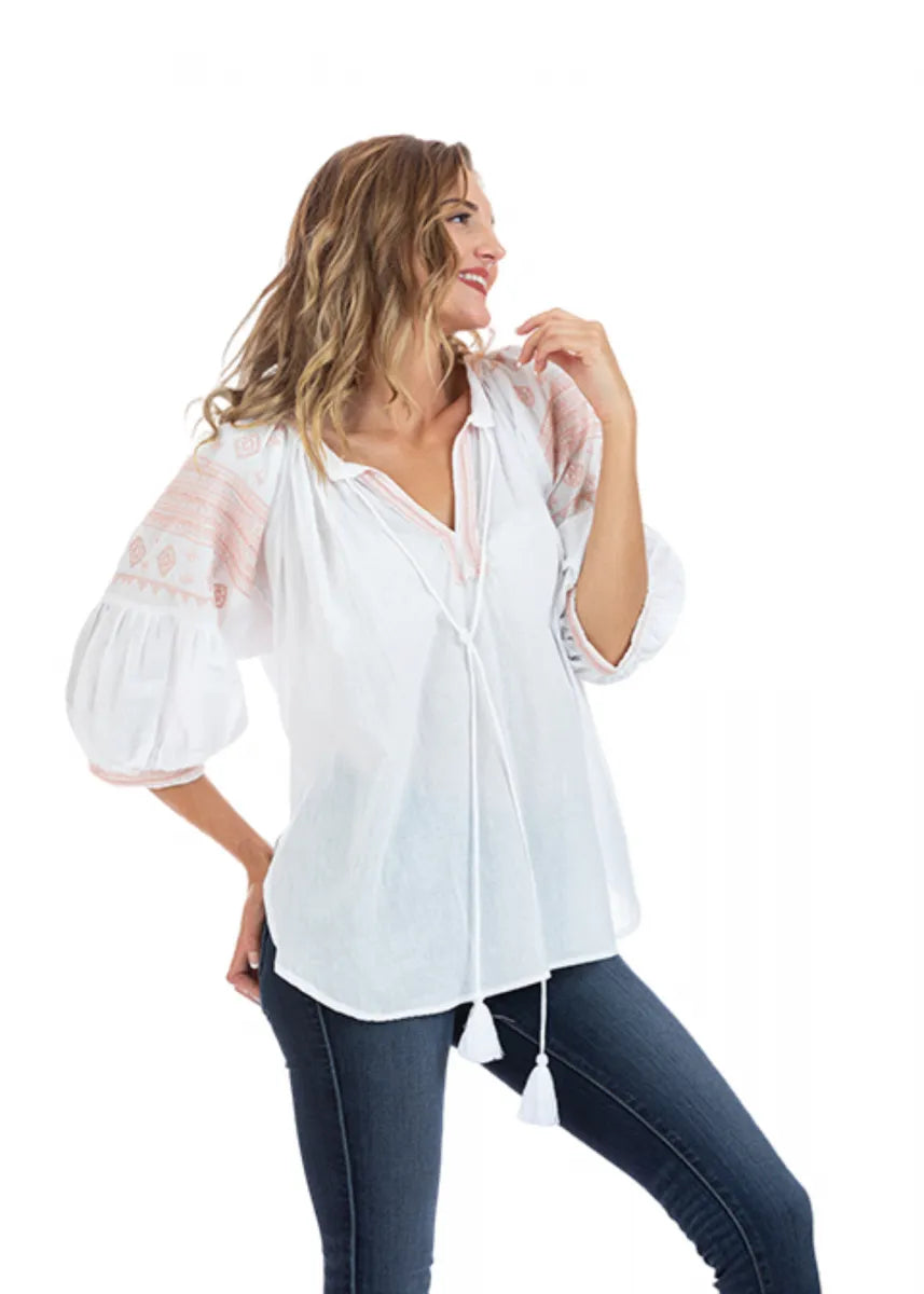 Salma Blush Blouse