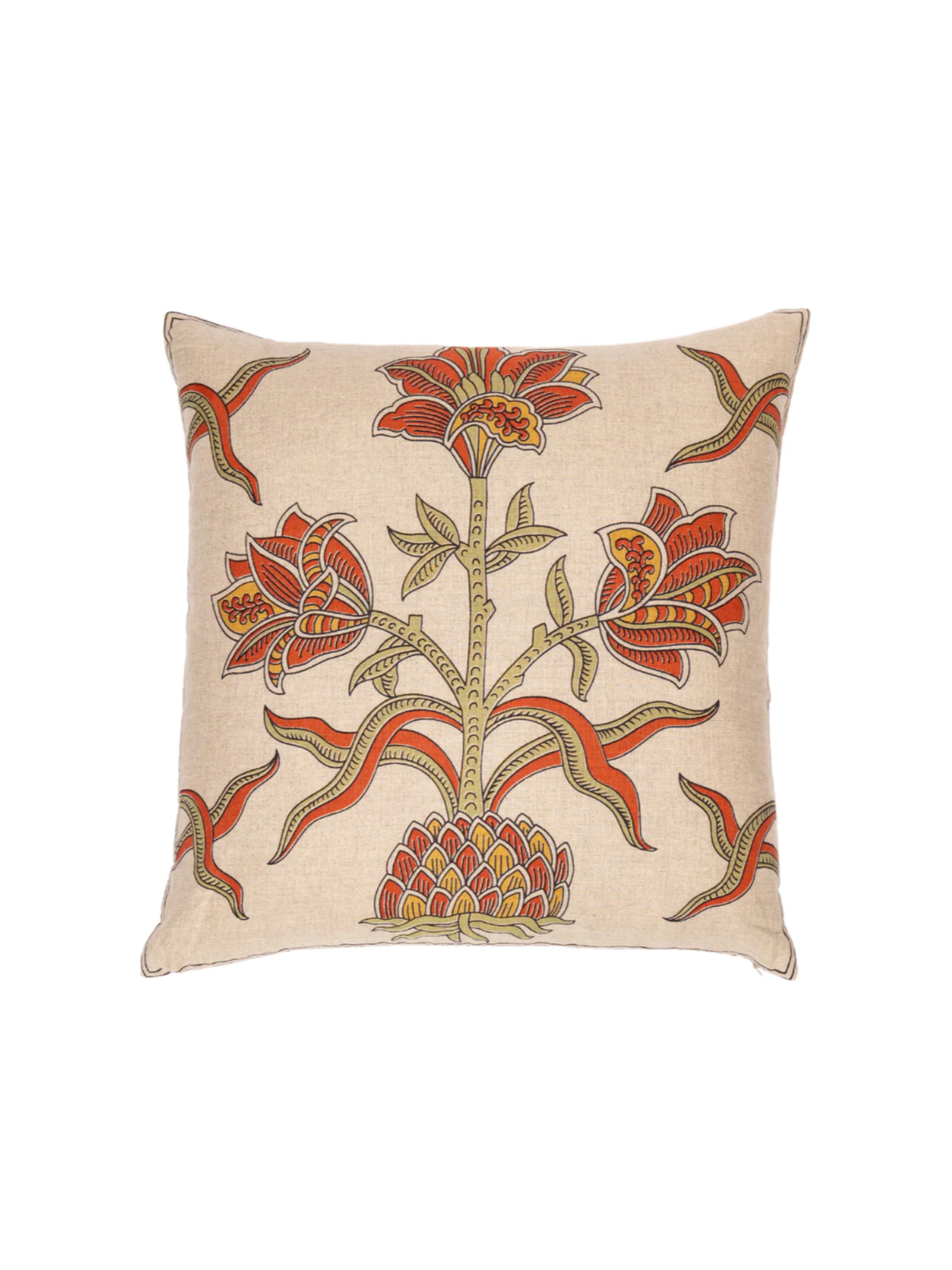Turkish Tulip Pillow Cover