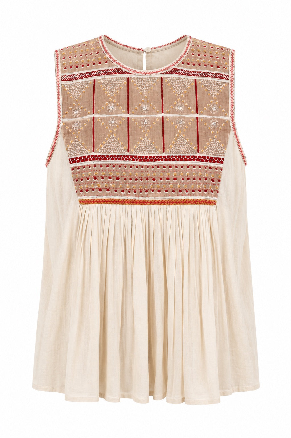 Yoshiko Utopia Shell Linen Blouse