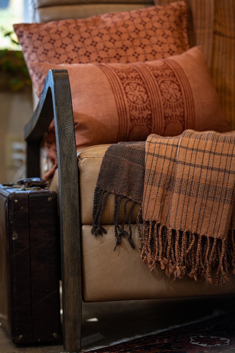 BK Cinnamon / Espresso Handwoven Bedspread