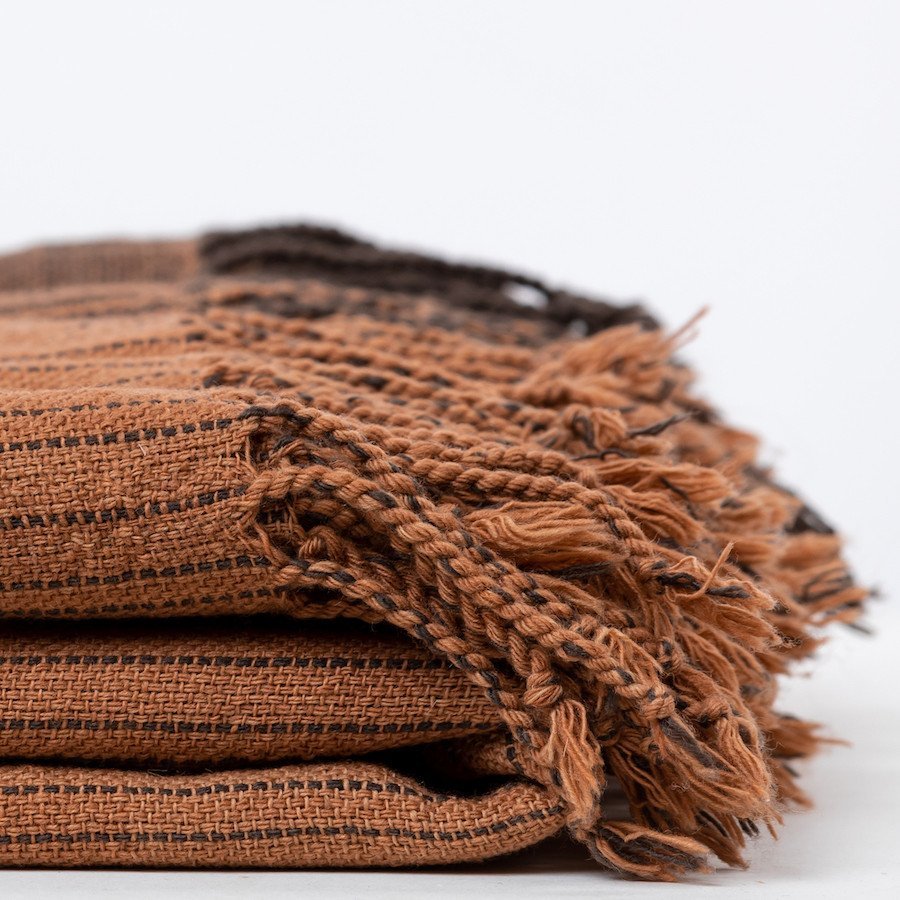 BK Cinnamon / Espresso Handwoven Bedspread