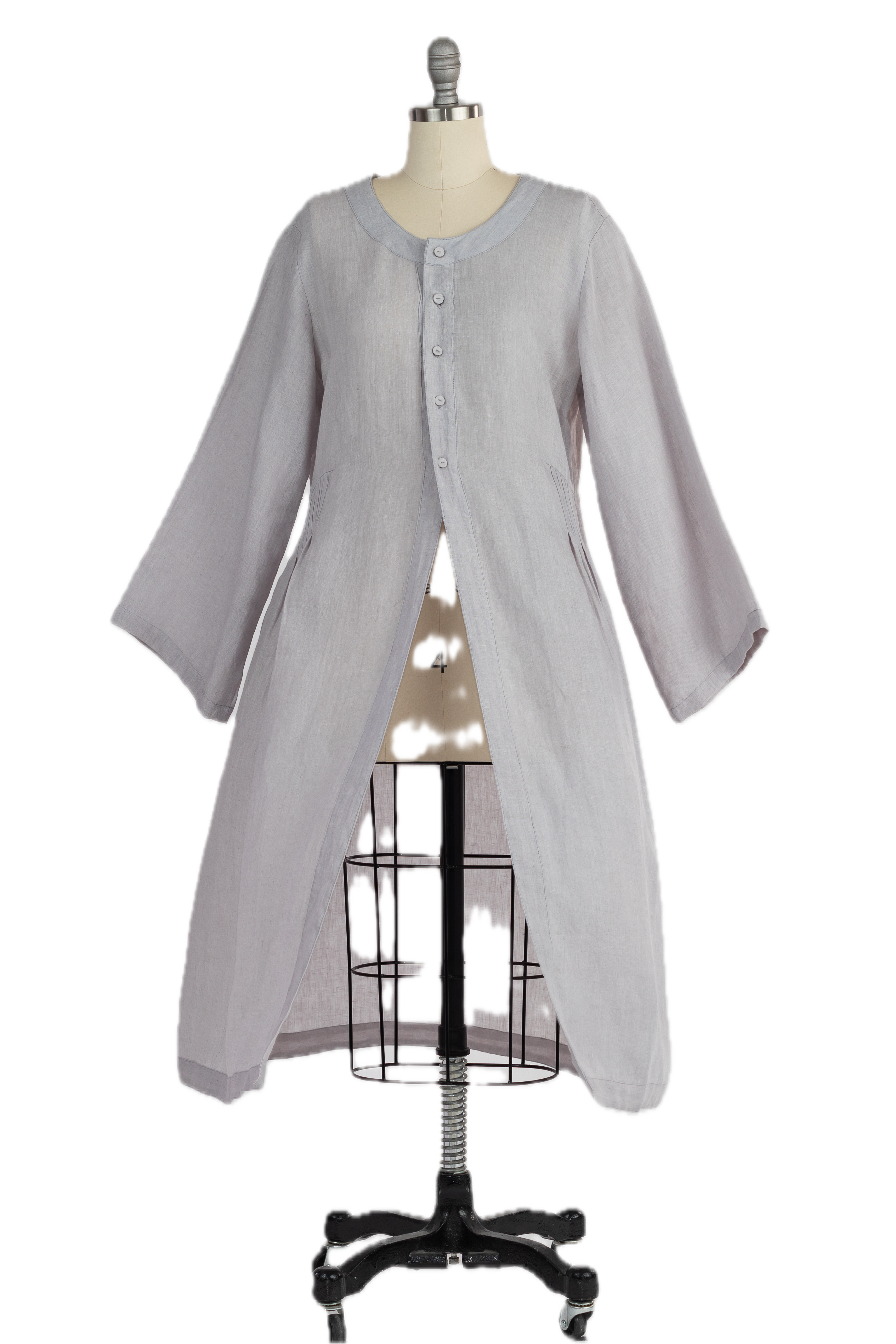 Carla Slate Linen Jacket
