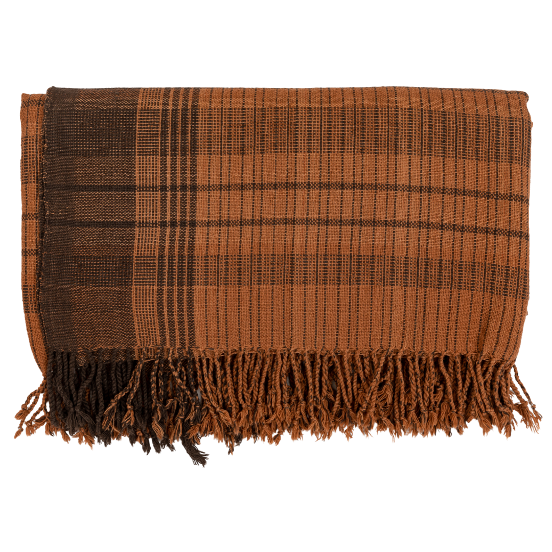 BK Cinnamon / Espresso Handwoven Bedspread