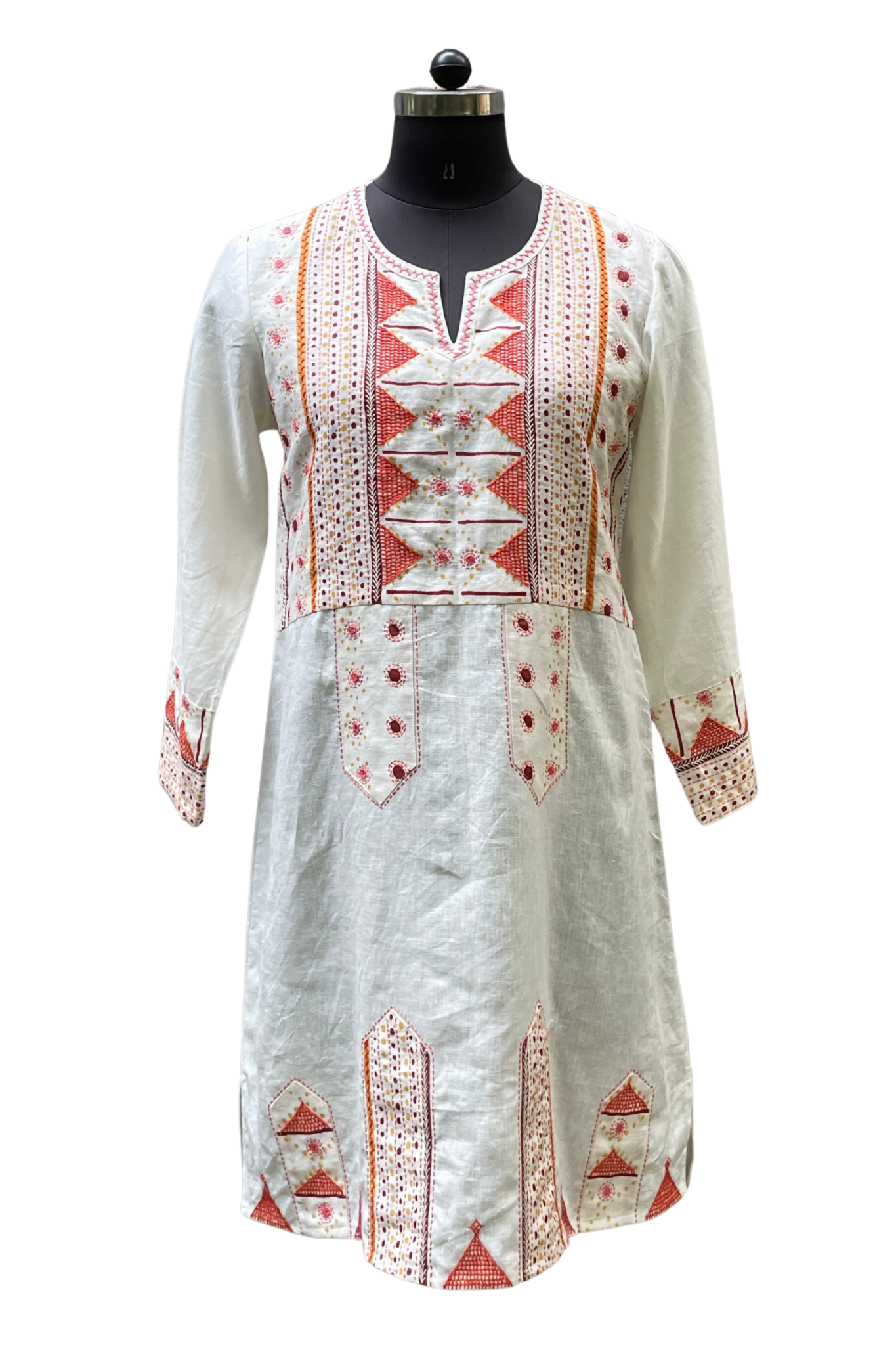Durga Tunic Shell with Embroidery