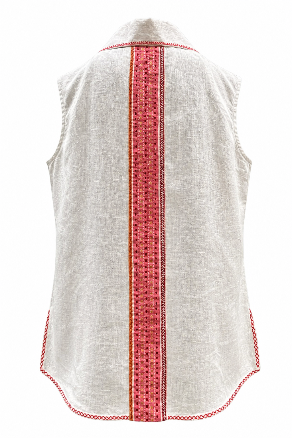 Manju Top Shell with Embroidery