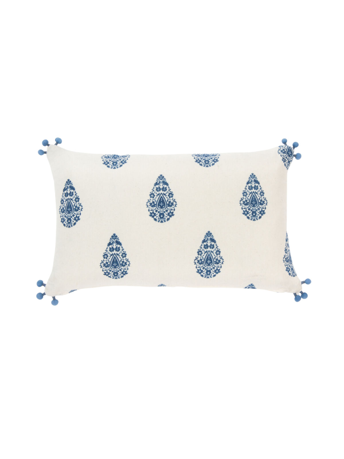 Henna Indigo Petit Lumbar Pillow