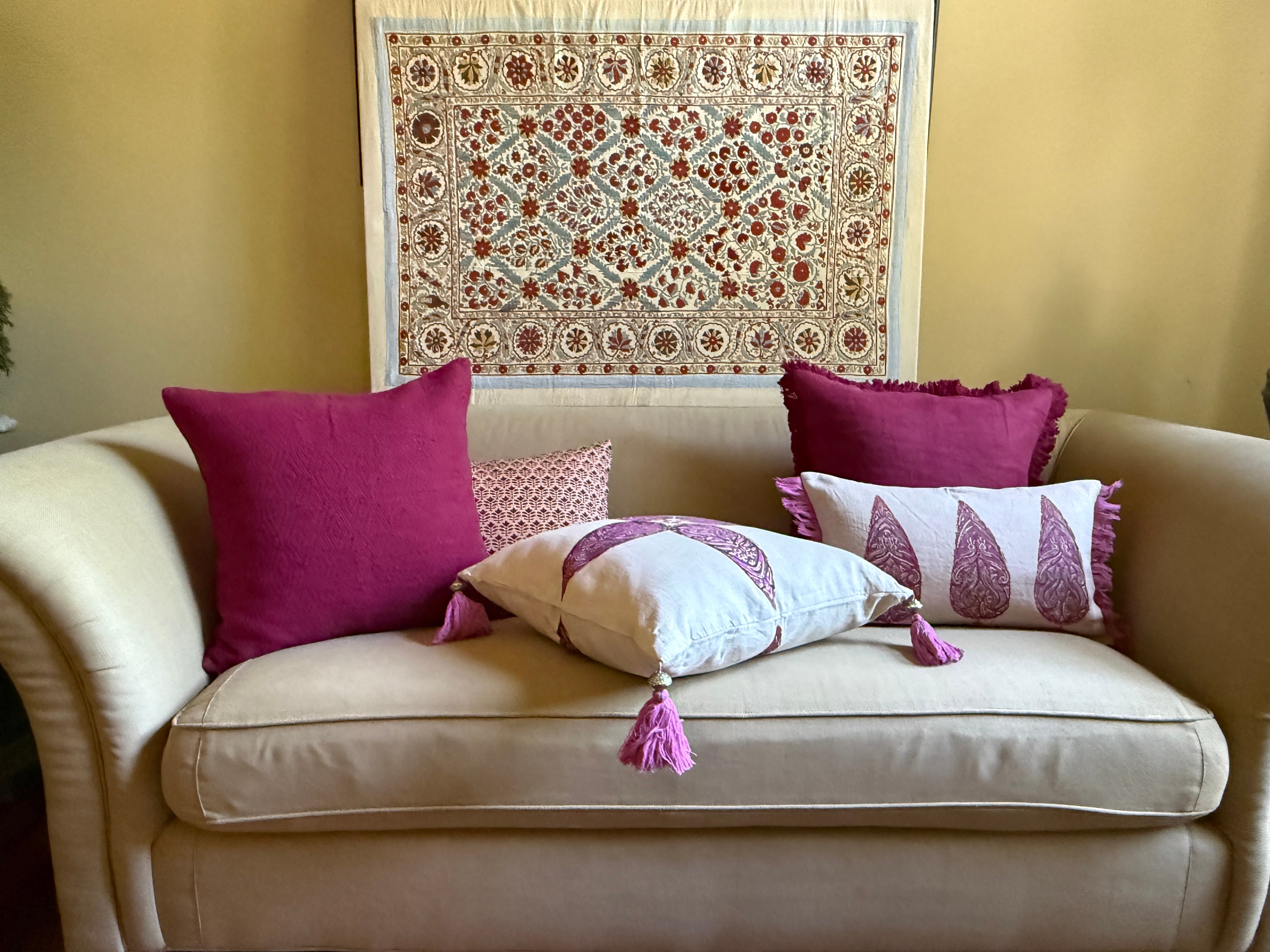 Provence Plum Decorative Pillow Cover