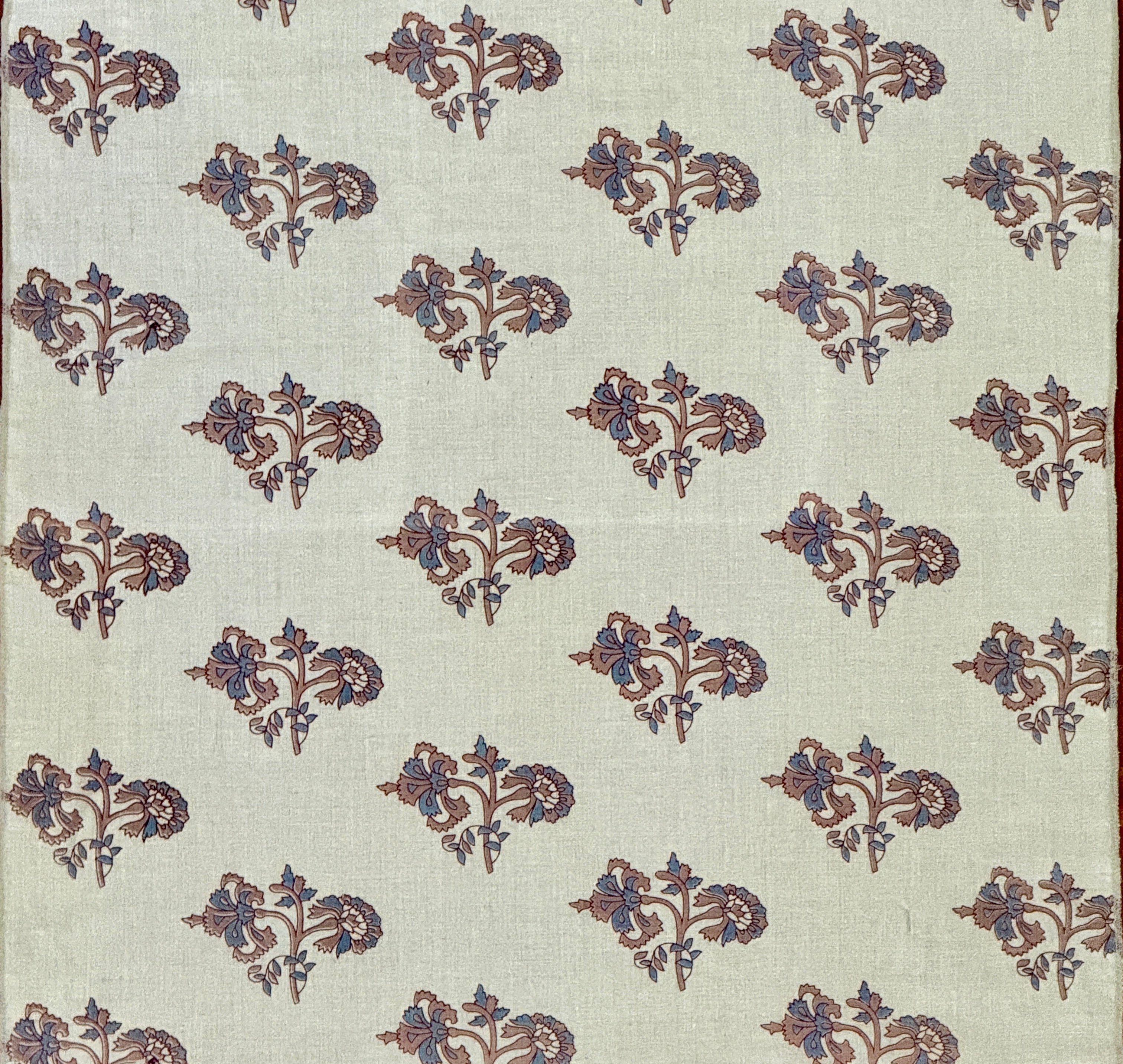 Carnation Steel Blue, Cinnamon & Clay