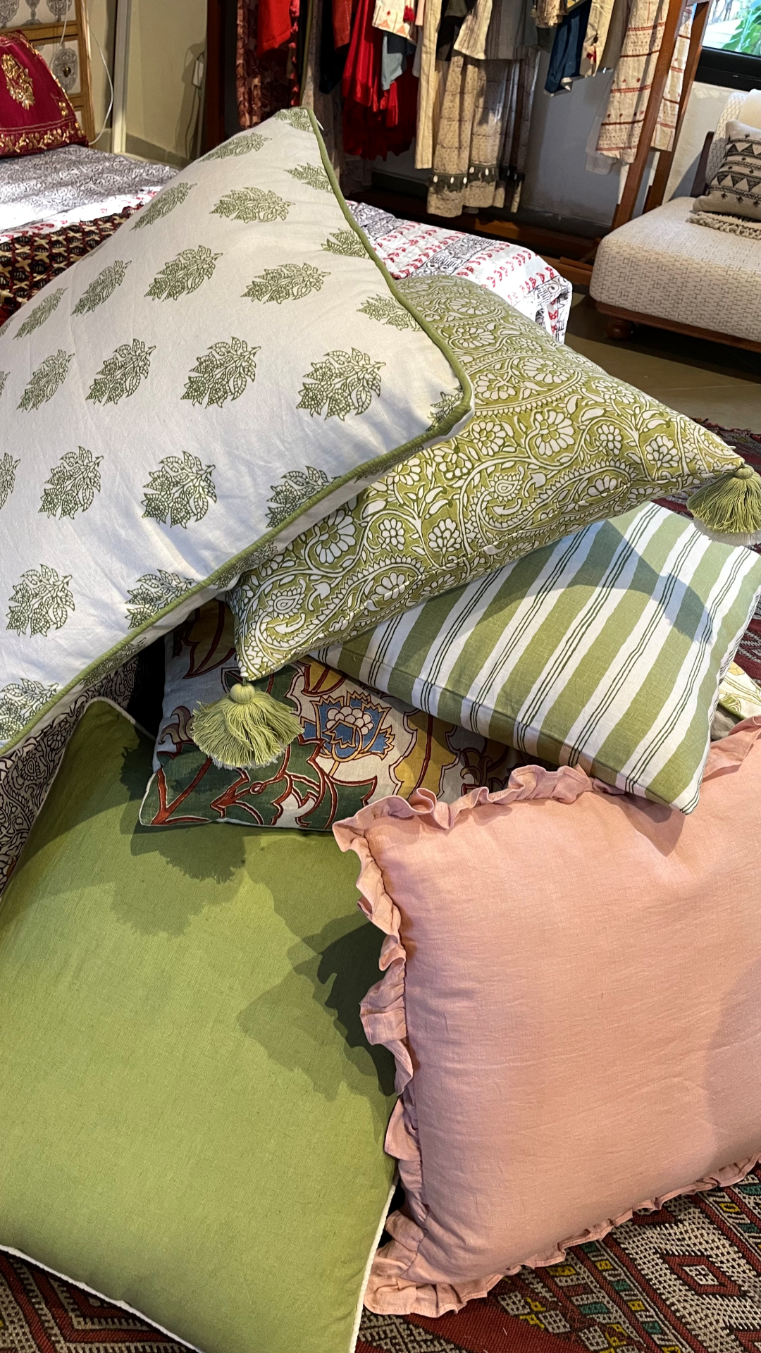 Rishi Pistachio Decorative Pillow Cover