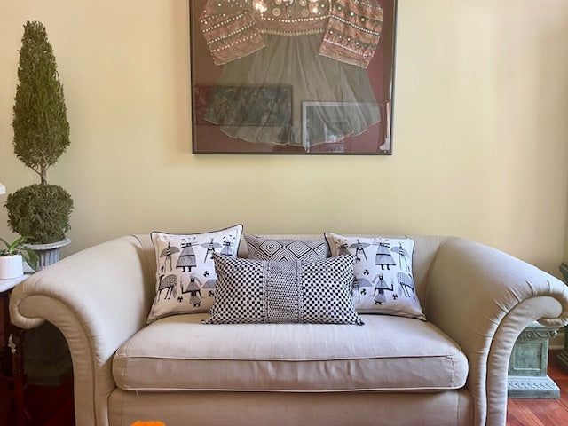 Ashante Charcoal Decorative Pillow