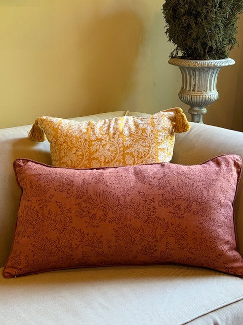 Anjali Cinnamon/Clay Lumbar Pillow Cover