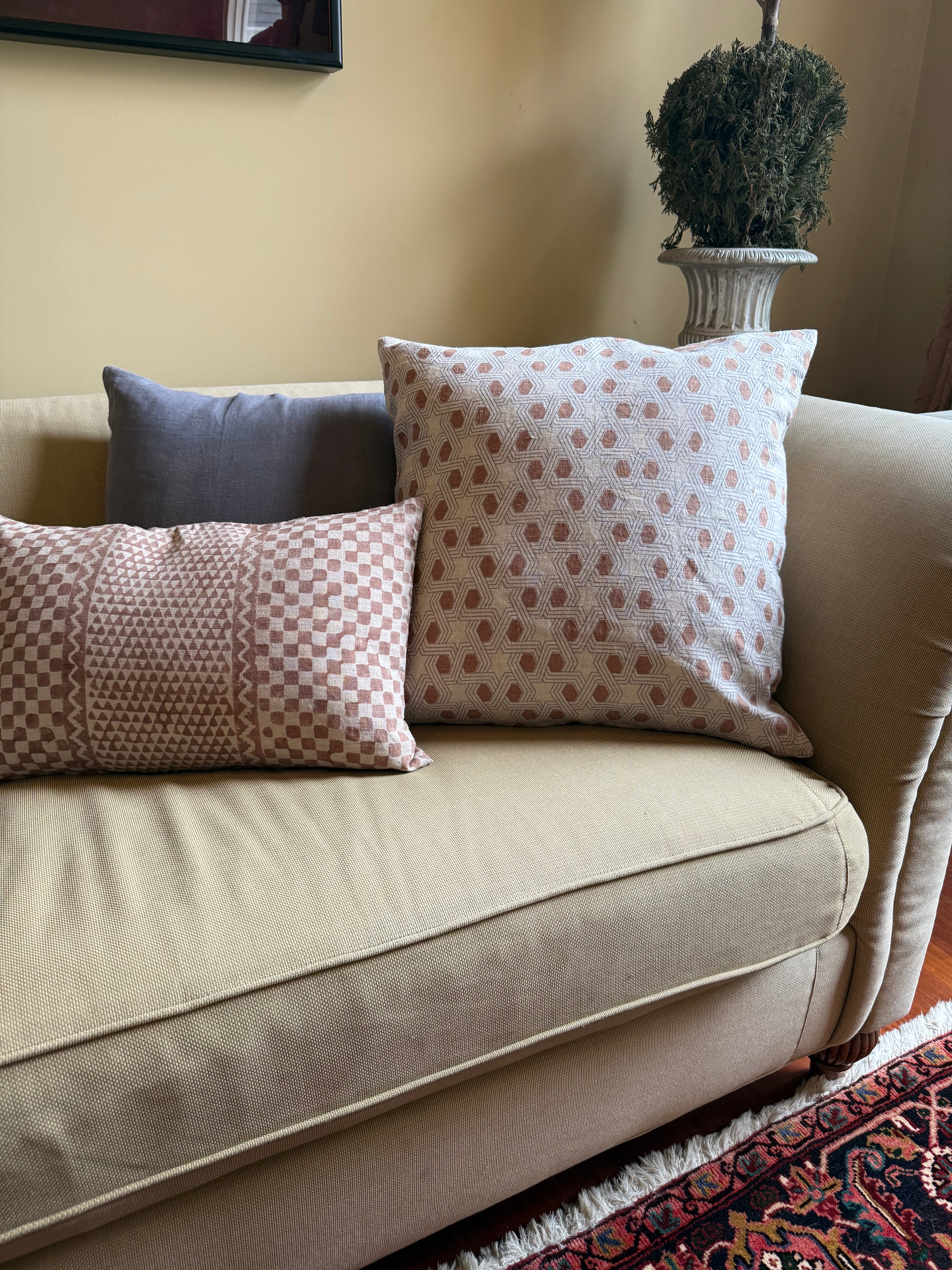 Samburu Clay Petit Lumbar Pillow Cover