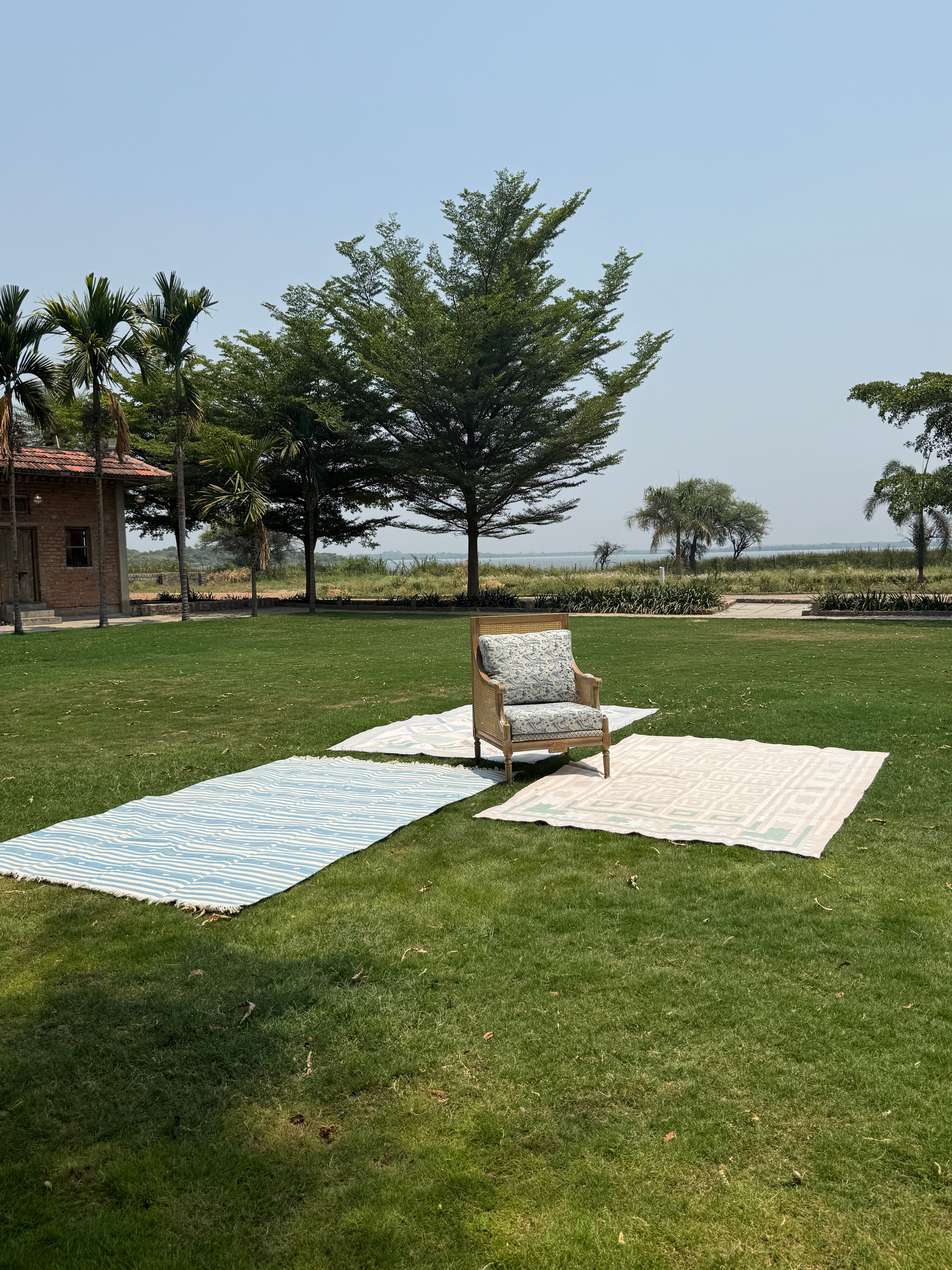 Mahal Cotton Handwoven Durrie