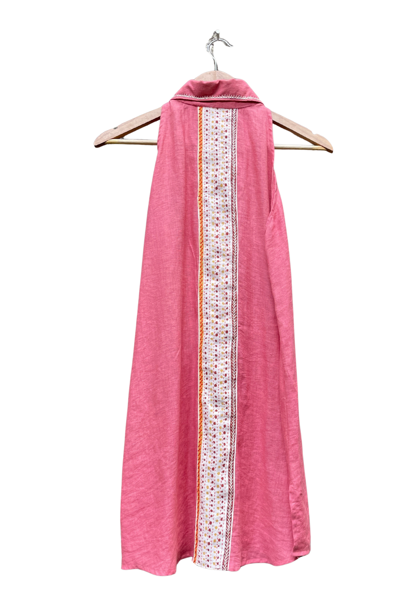 Manju Dress Tomato with Embroidery