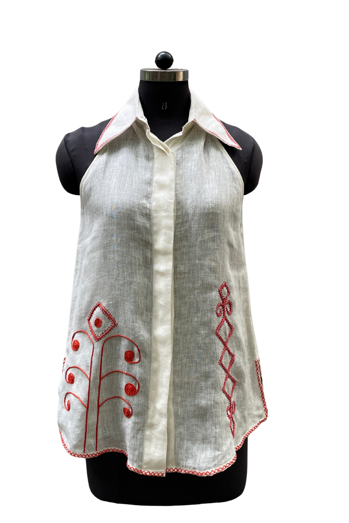 Manju Top Shell with Embroidery