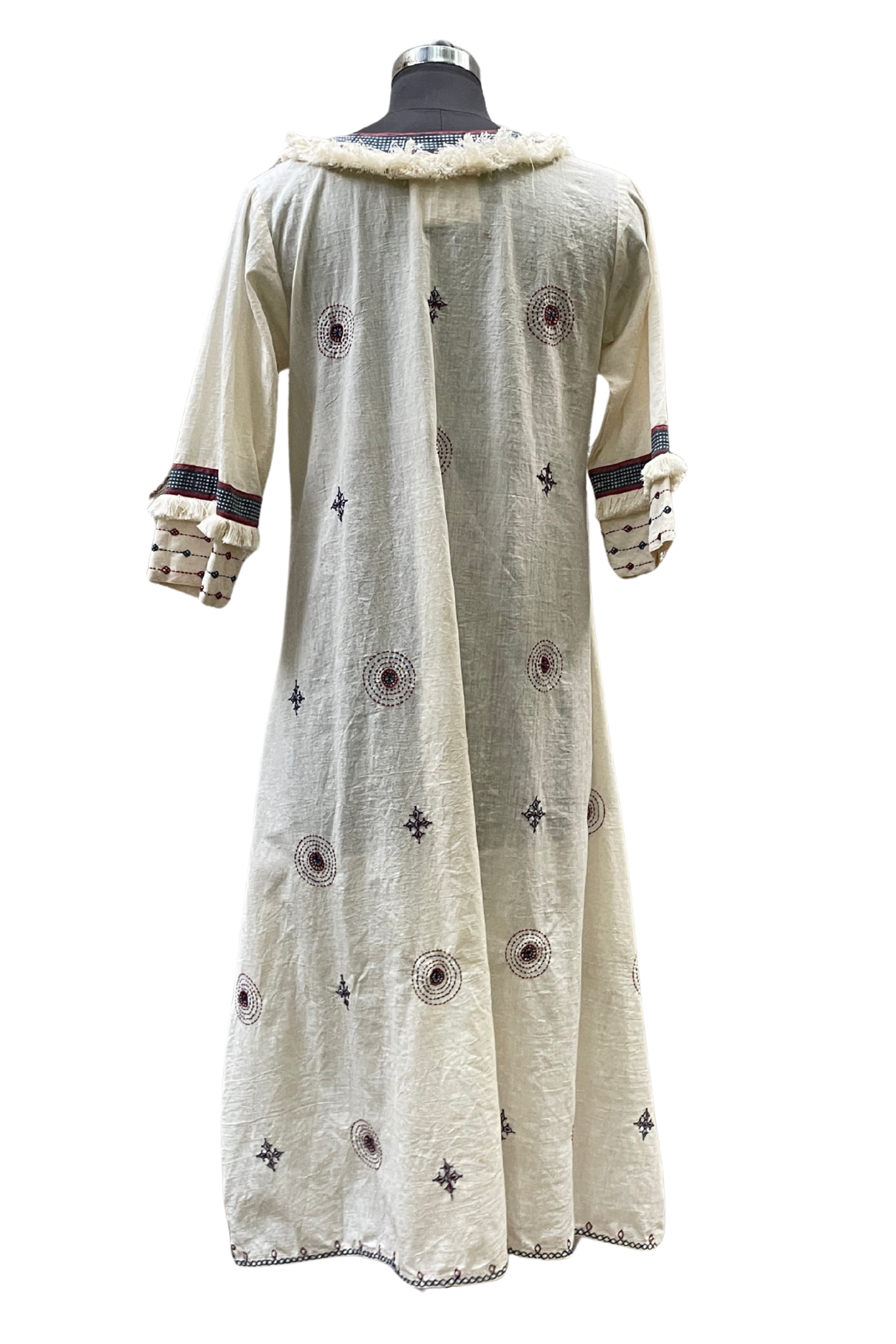 Myanmar Kaftan Khadi with Embroidery