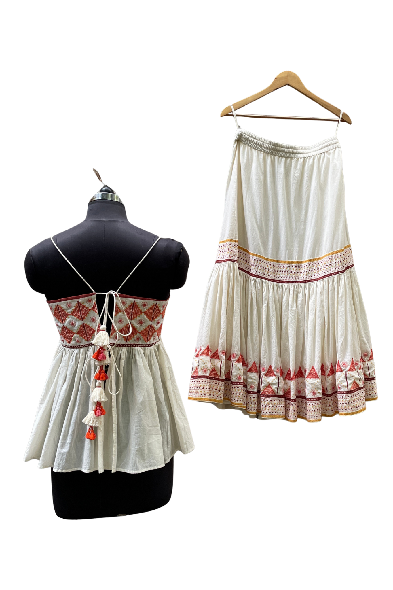 Mallorca Skirt with Embroidery