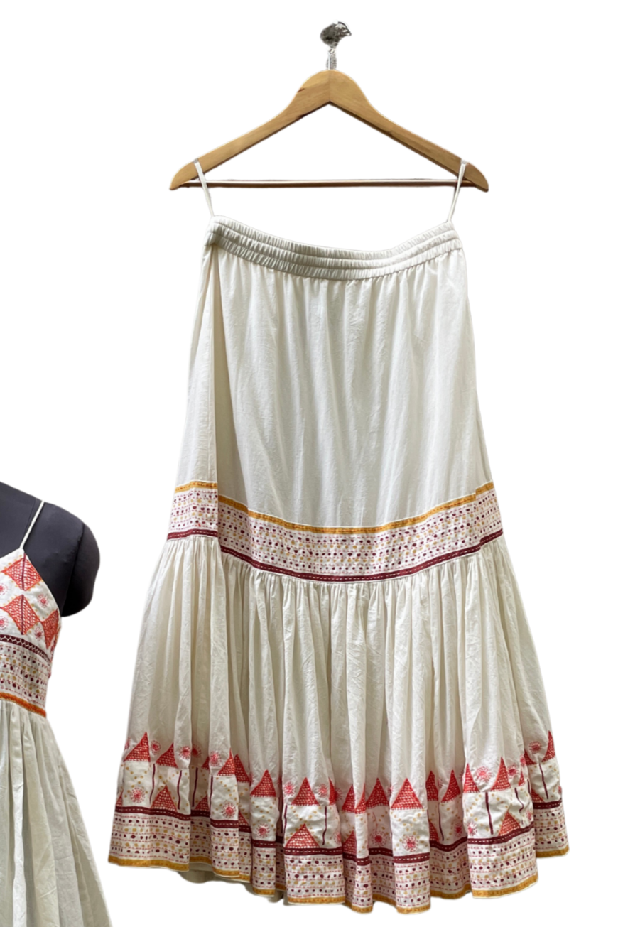 Mallorca Skirt with Embroidery