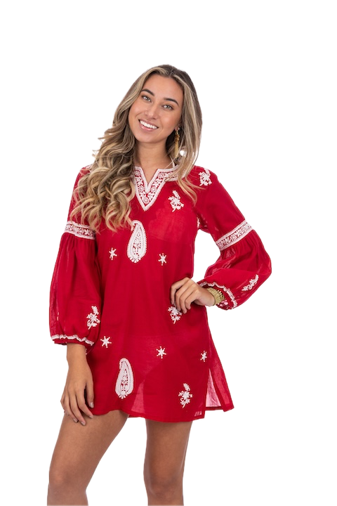 Sara Cinnabar Summer Dress