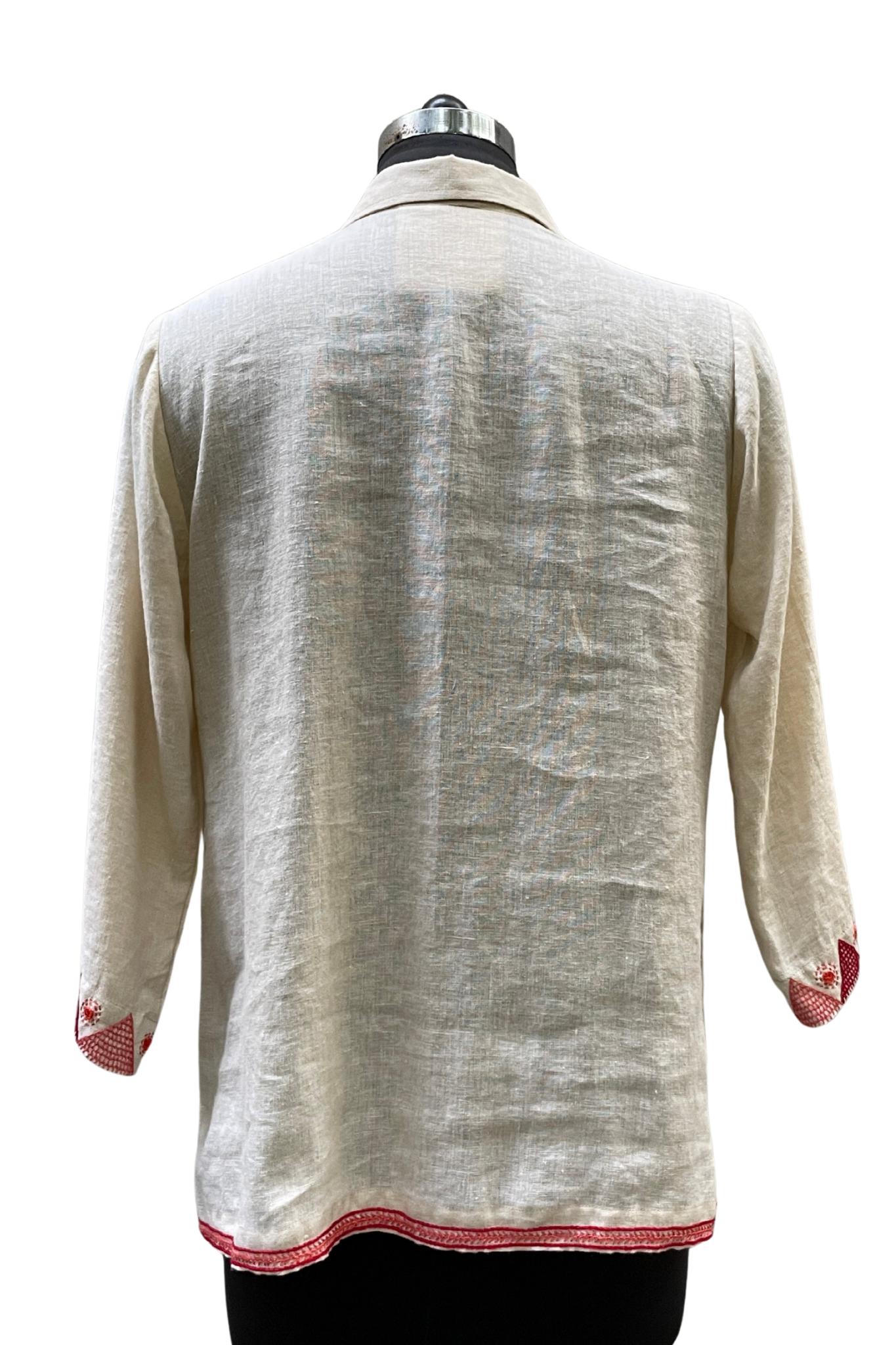 Tahari Top Teastain with Embroidery