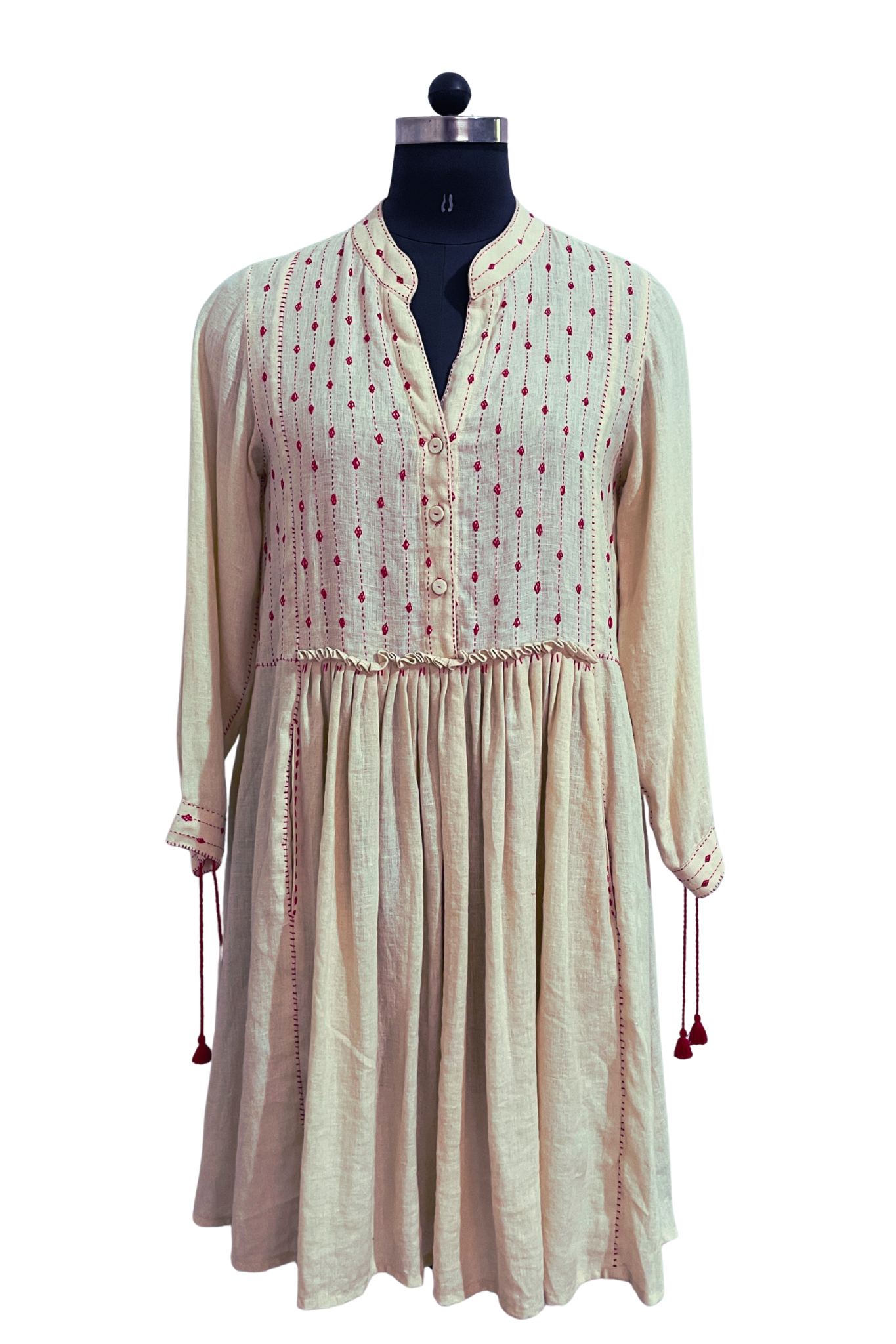 Tamara Tunic Teastain with Embroidery