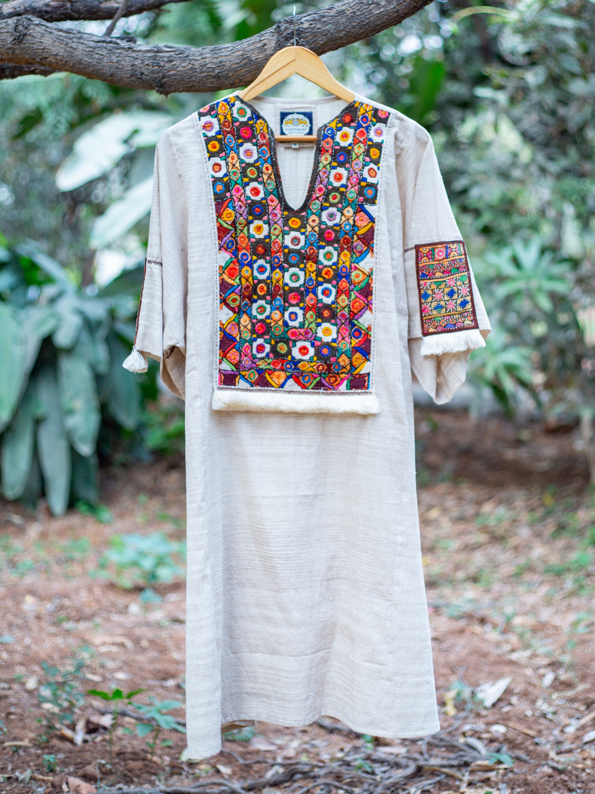 Tunic With Multi Antique Yoke