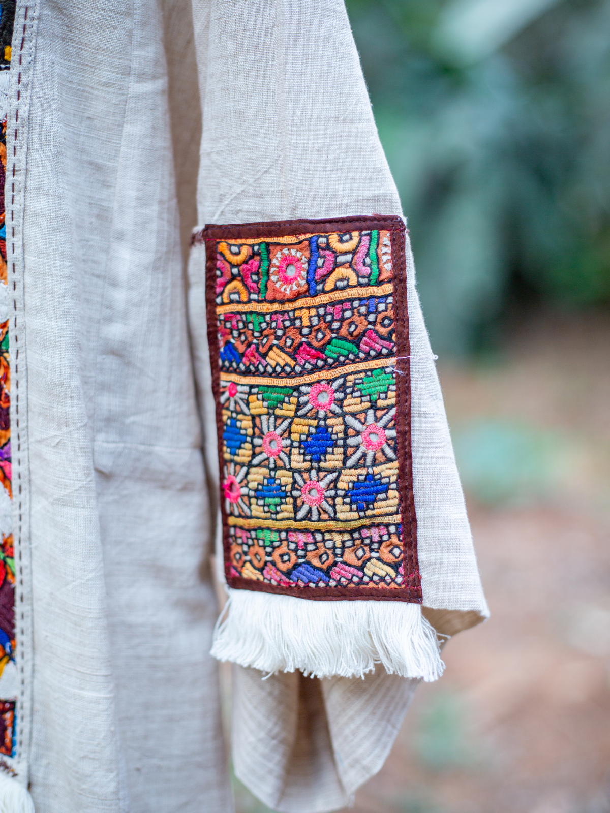 Tunic With Multi Antique Yoke