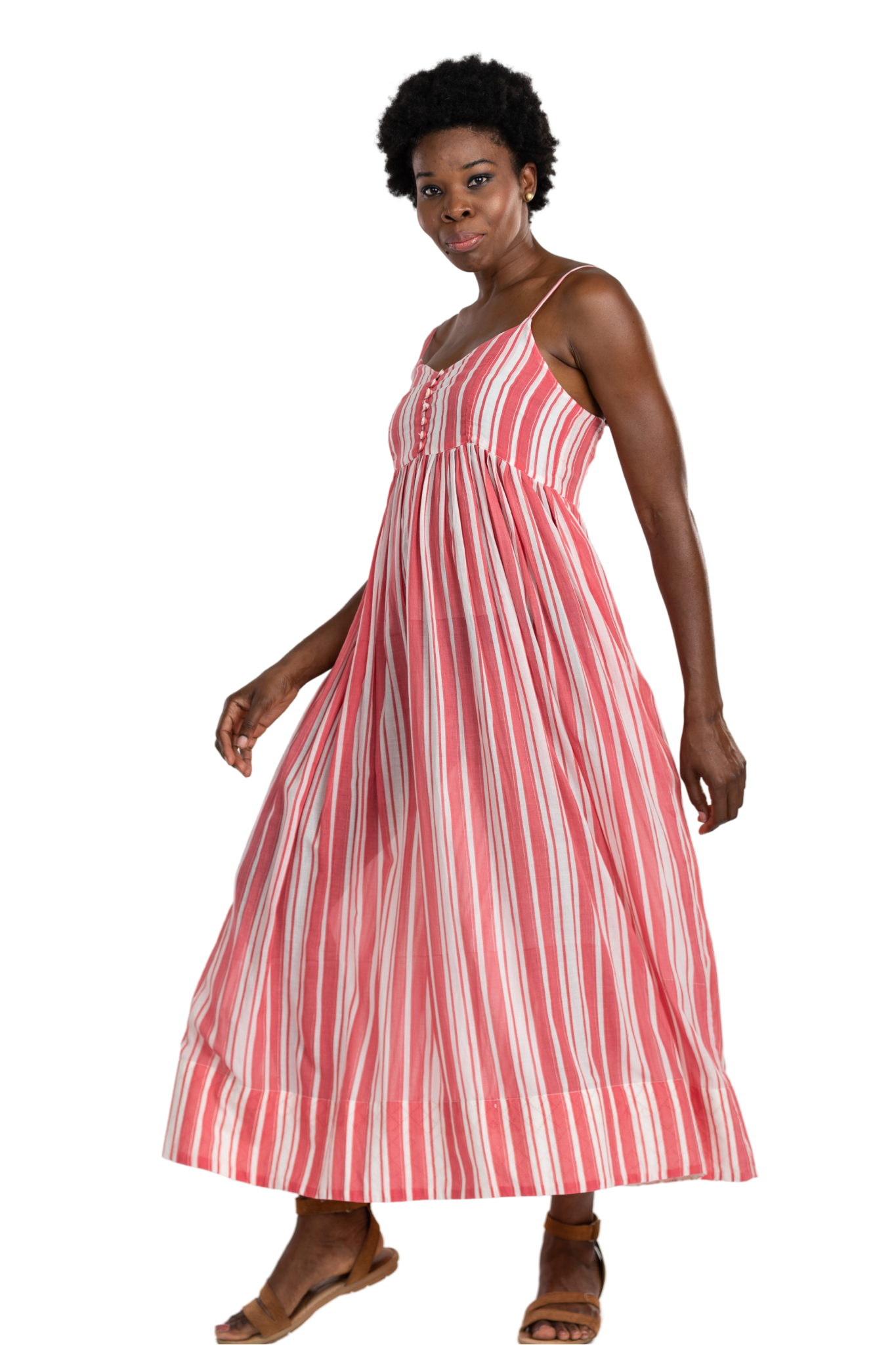 Felecia Coral Summer Dress
