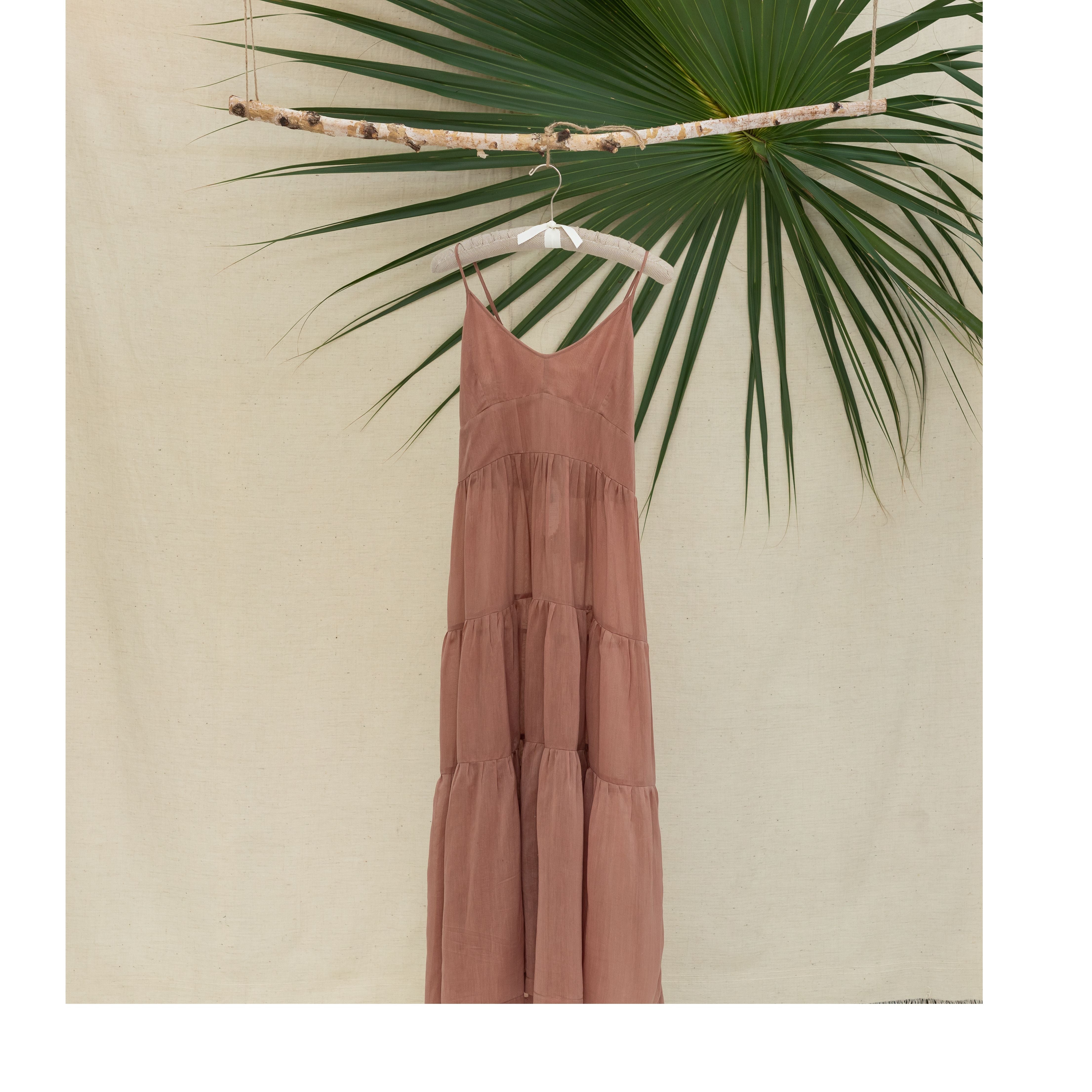 Camilly Clay Long Summer Dress