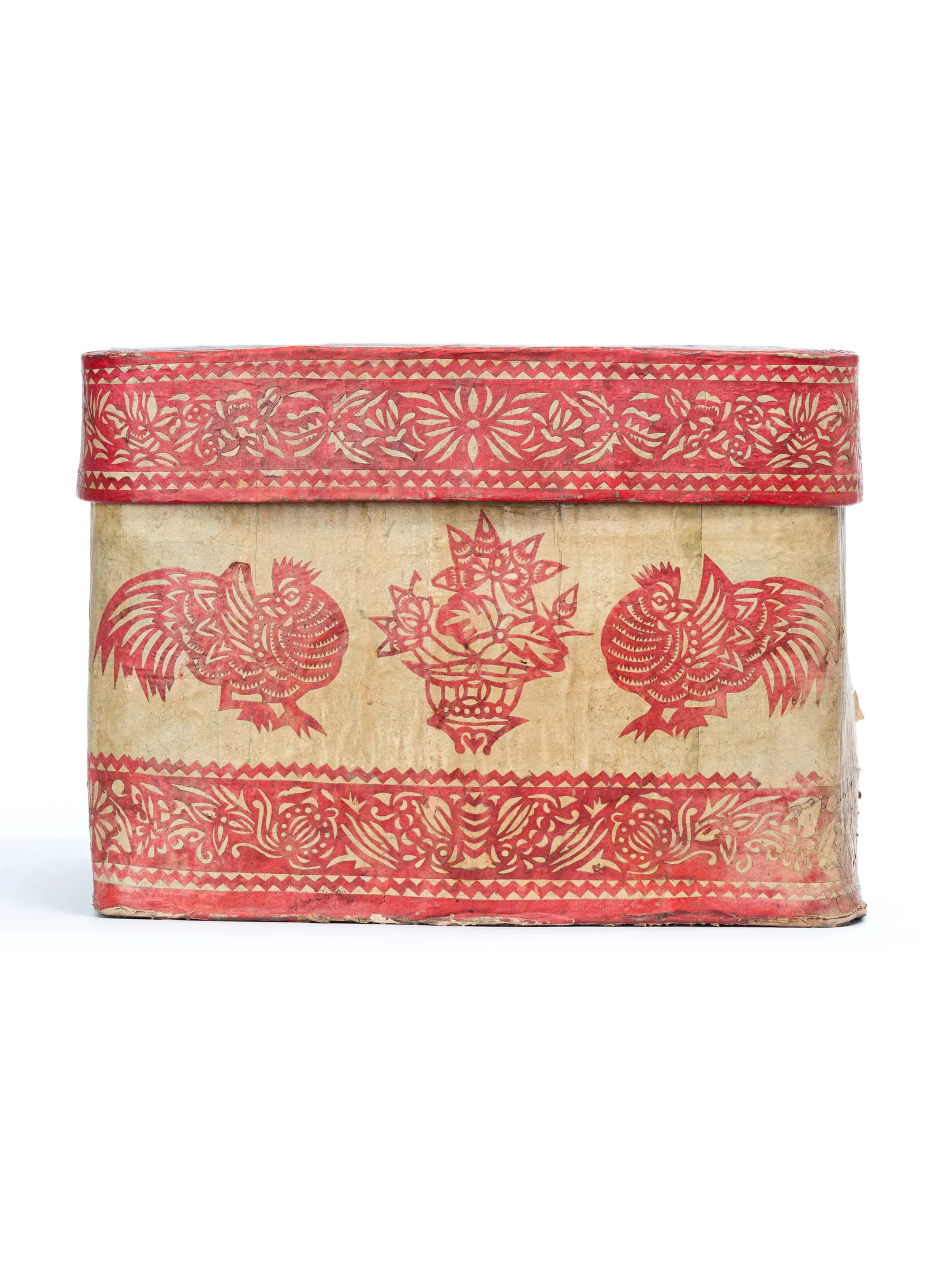 Vintage Chinese Hat Box 2