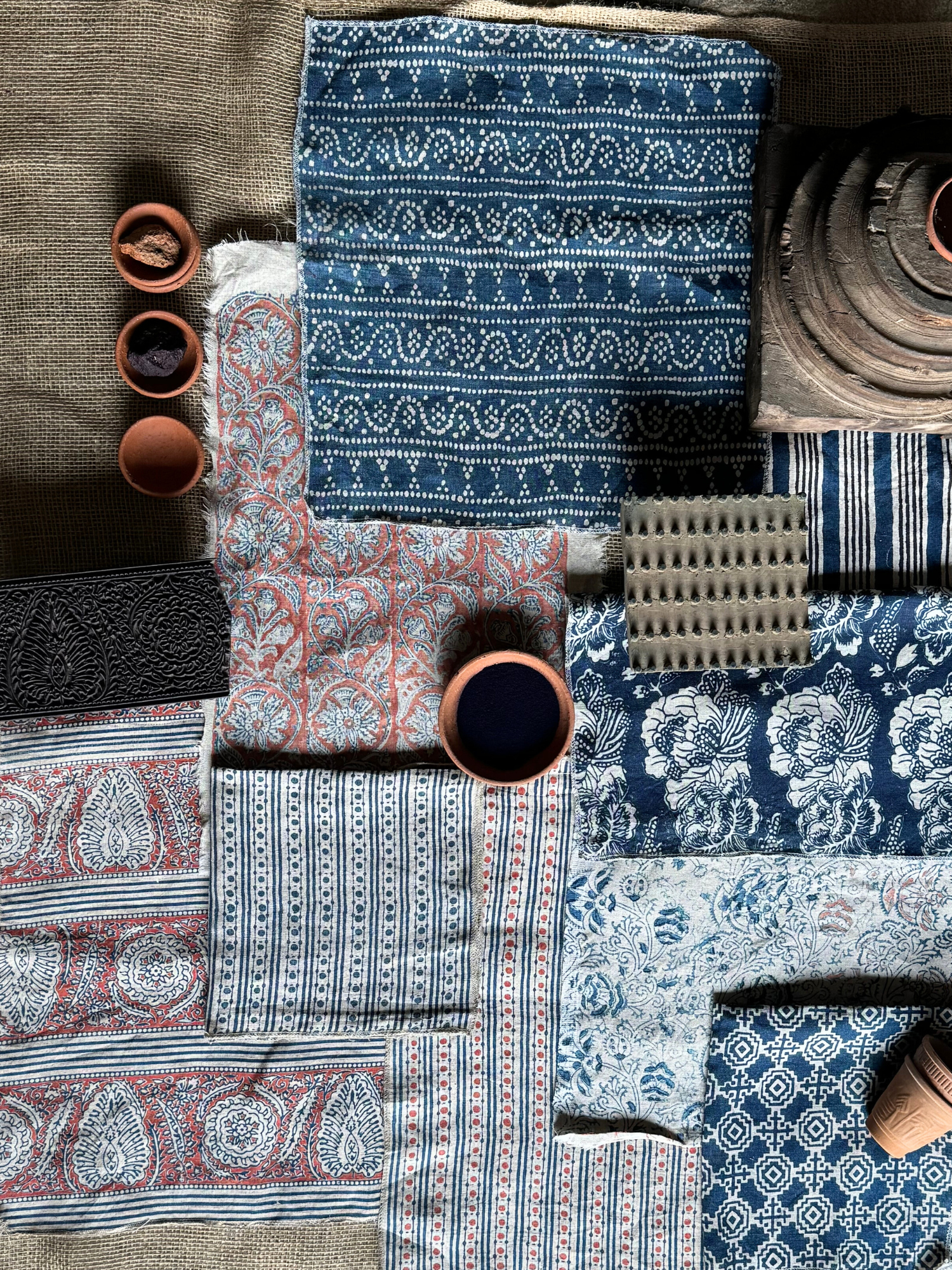 handcrafted fabrics of alamwar textiles 
